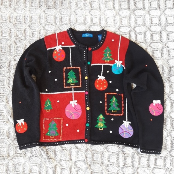 Karen Scott Christened Sweater Ugly Sweater Party - Picture 10 of 10